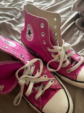 Converse Pink High-Top Chuck Taylor Sneakers